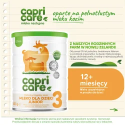 Miniaturka artykułu - #0 Capricare 3 Mleko dla dzieci Junior powyżej 12. miesiąca życia, 400 g
