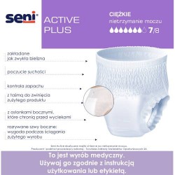 Zdjęcie produktu - #0 SENI ACTIVE PLUS XL, 10szt. - Elastyczne majtki chłonne