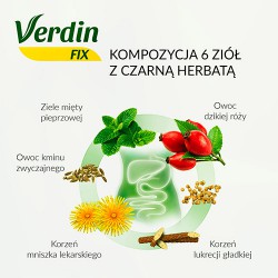 Zdjęcie produktu - #2 Verdin Fix z czarna herbatą - 20 saszetek