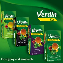 Zdjęcie produktu - #4 Verdin Fix z czarna herbatą - 20 saszetek