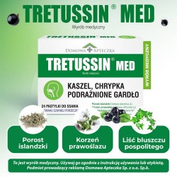 Zdjęcie produktu - #2 DOMOWA APTECZKA Tretussin Med, 24 pastylki