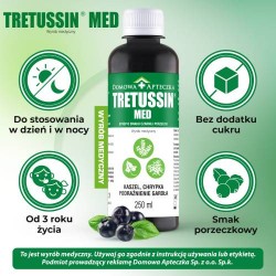 Zdjęcie produktu - #2 DOMOWA APTECZKA Tretussin Med Syrop o smaku czarnej porzeczki, 250ml