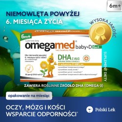 #0 – Omegamed Baby+D 6m+, 30 kaps. twistoff - suplement diety dla dzieci