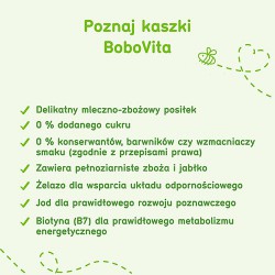 Zdjęcie produktu - #1 Porcja Zb&oacute;ż Mleczna 3 Zboża Ows.Jabł.210g
