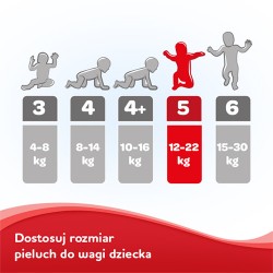 Zdjęcie produktu - #4 HUGGIES 42szt.Ultra Com.Jumbo 5 (12-22kg) 