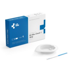 Zdjęcie produktu - #0 LAB.HOME M-ALBU-Check-1 Test na albuminę w moczu 