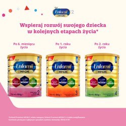 #4 – ENFAMIL PREMIUM MFGM 2 Mleko następne powyżej 6. miesiąca, 3200g (4*800g)