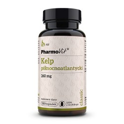 Zdjęcie produktu - #0 PHARMOVIT Kelp p&oacute;łnocnoatlantycki 260mg, 120 kapsułek