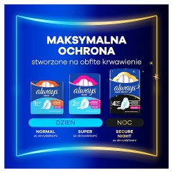 Zdjęcie produktu - #4 Always Maxi Normal Podpaski ze skrzydełkami rozmiar 1, 10 szt.