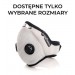 Zdjęcie produktu - #4 Maska Ochronna Olmed biało-czarna 1+1 filtr designed by Angelika J&oacute;zefczyk