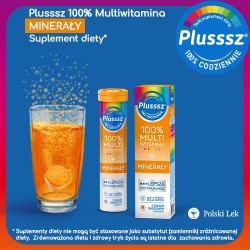 Zdjęcie produktu - #0 Plusssz 100% Multiwitamina + Minerały, 20 tabletek musujących