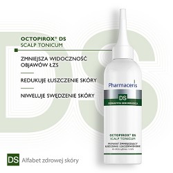 Zdjęcie produktu - #2  PHARMACERIS DS OCTOPIROX SCALP TONICUM preparat zmniejszający łuszczenie i zaczerwienienie dla sk&oacute;ry głowy oraz ciała, 100ml
