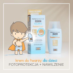 Zdjęcie produktu - #0 ISDIN Fotoprotector krem ​​przeciwsłoneczny FusionWater Pediatrics SPF 50, 50ml