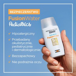 Zdjęcie produktu - #3 ISDIN Fotoprotector krem ​​przeciwsłoneczny FusionWater Pediatrics SPF 50, 50ml