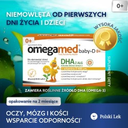 Zdjęcie produktu - #0 Omegamed Baby+D 0+, 30 kaps. twist off