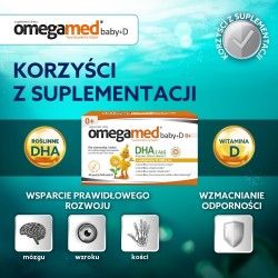 Zdjęcie produktu - #2 Omegamed Baby+D 0+, 30 kaps. twist off