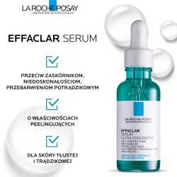 Zdjęcie produktu - #0 La Roche-Posay Effaclar Skoncentrowane Serum do Twarzy, 30 ml - przeciwtrądzikowe i regenerujące