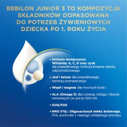 Zdjęcie produktu - #1 Bebilon 3 Pronutra Junior Formuła na bazie mleka po 1. roku życia, 800 g