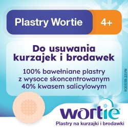 Zdjęcie produktu - #0 Wortie Plastry do usuwania brodawek i kurzajek, 15 sztuk