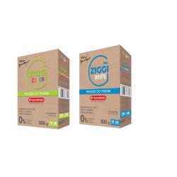 Zdjęcie produktu - #0 Zestaw MR. ZIGGI proszek do prania i dzynfekcji COLOR, 500g+MR. ZIGGI proszek do prania i dezynfekcji WHITE, 500g