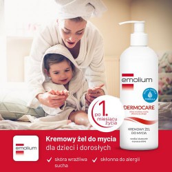 Zdjęcie produktu - #0 EMOLIUM Dermocare Kremowy Żel do mycia Nowa formuła, 400ml