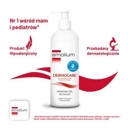 Zdjęcie produktu - #3 EMOLIUM Dermocare Kremowy Żel do mycia Nowa formuła, 400ml