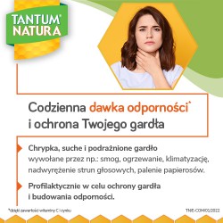 #1 – Tantum Natura smak pomarańczowo-miodowy, 15pastylek