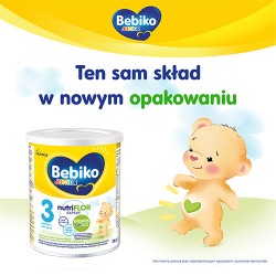 Zdjęcie produktu - #0 Bebiko Junior 3 Odżywcza formuła na bazie mleka dla dzieci powyżej 1. roku życia, 700g