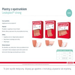 Zdjęcie produktu - #3 Leukoplast Strong Plaster z opatrunkiem 6cm x 1m, 1szt.