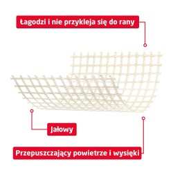 Zdjęcie produktu - #1 Leukoplast Cuticell Paraffin Opatrunek impregnowany parafiną 5x5 cm, 5 szt.