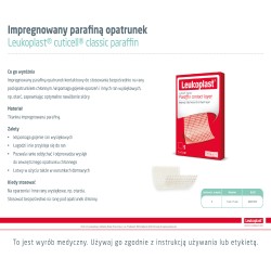 Zdjęcie produktu - #3 Leukoplast Cuticell Paraffin Opatrunek impregnowany parafiną 5x5 cm, 5 szt.
