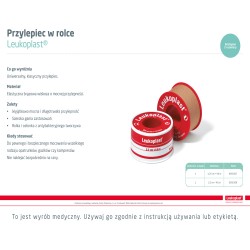 Zdjęcie produktu - #0 Leukoplast Przylepiec w rolce 1,25cm x 4,6m, 1 szt.