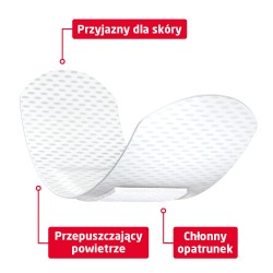 Zdjęcie produktu - #1 Leukoplast soft white Plaster z opatrunkiem, 20 szt.