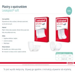 Zdjęcie produktu - #3 Leukoplast soft white Plaster z opatrunkiem, 20 szt.