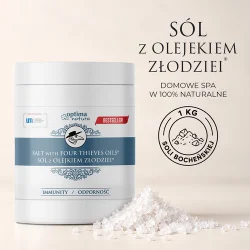 Miniaturka artykułu - #0 OPTIMA NATURA S&oacute;l z Olejkiem Złodziei &reg; jodowo-bromowa, 1kg