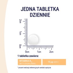 Zdjęcie produktu - #2 Naturell Witamina B12 tabletki do żucia, 100tabl.