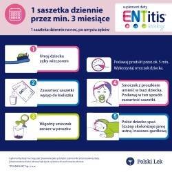 Zdjęcie produktu - #4 ENTitis Baby proszek o smaku truskawkowym, 30 sasz. 