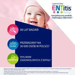 #4 – ENTitis Baby proszek o smaku truskawkowym, 30 sasz.