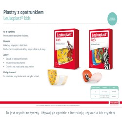Zdjęcie produktu - #1 Leukoplast Kids Plaster z opatrunkiem 6cmx1m, 1 szt.