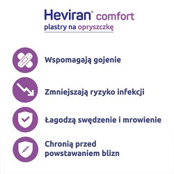 Zdjęcie produktu - #1 Heviran Comfort Plastry na opryszczkę,15szt.