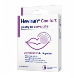 Zdjęcie produktu - #0 Heviran Comfort Plastry na opryszczkę,15szt.