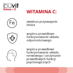 Zdjęcie produktu - #5 Ibuvit Żelazo + C tabl. 30 tabl.