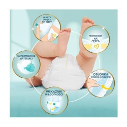 Zdjęcie produktu - #1 Pampers Premium Care Pieluszki rozmiar 0, 30 sztuk