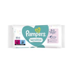Zdjęcie produktu - #4 Pampers Sensitive Chusteczki nawilżane, 52szt.