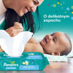 Zdjęcie produktu - #0 Pampers Fresh Clean Chusteczki nawilżane, 52szt.