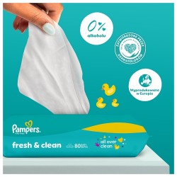 Zdjęcie produktu - #2 Pampers Fresh Clean Chusteczki nawilżane, 12x52szt.