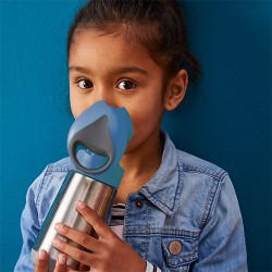 Zdjęcie produktu - #0 B.BOX Termobutelka ze słomką Blue Slate, 350ml