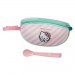 Zdjęcie produktu - #0 B.BOX Podr&oacute;żny śliniak w saszetce - Hello Kitty - miętowy