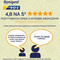 Zdjęcie produktu - #4 Ranigast S-O-S Mleczko, 200 ml