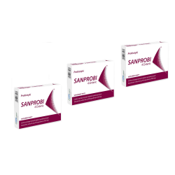 Zdjęcie produktu - #0 Zestaw SANPROBI 4 Enteric, 3 x 20 kapsułek